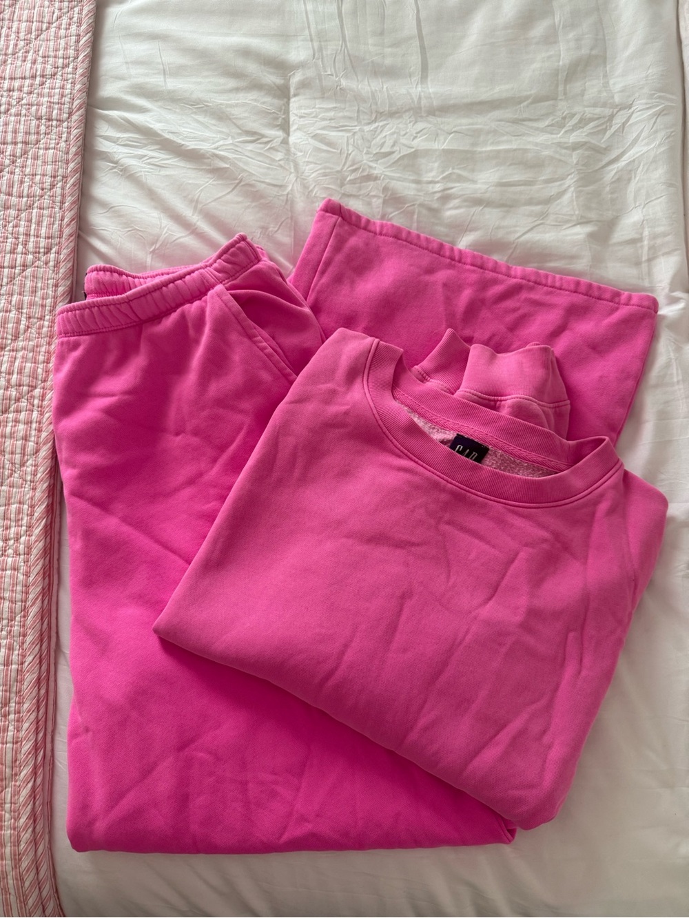 GAP Bright Pink Two-Piece Pajama Set